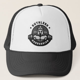 "meedogenloze agressie" Trucker Hat Pet