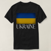 Meedogenloze Ontwerpen Oekraïense Vlag Oekraïense  T-shirt (Design voorkant)