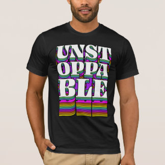 Meedogenloze Retro-Typografie T-Shirt – Motiverend