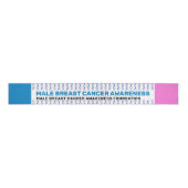 Meel Breast Cancer Awareness Pattern Ribbon Grosgrain Lint (Voorkant)