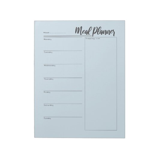 Meel planotornoteblok notitieblok (Gedraaid)