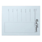 Meel planotornoteblok notitieblok (Voorkant)