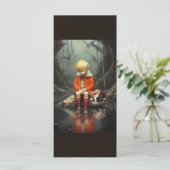 meelevende platte Kaart (Staand voorkant)