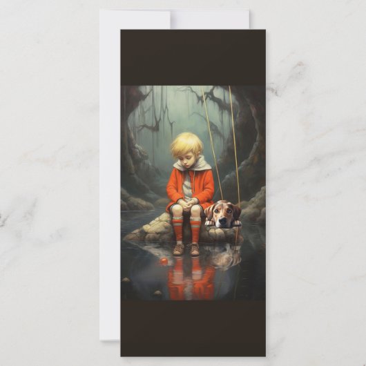 meelevende platte Kaart (Voorkant)