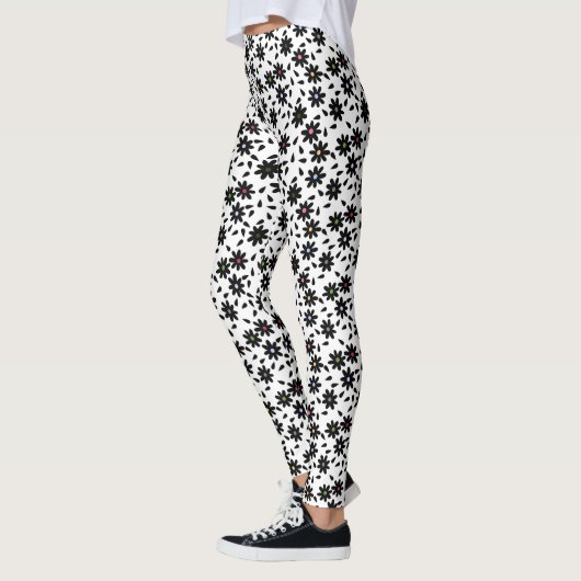 Meelzak Geïnspireerde zwart-witte Leggings (Links)