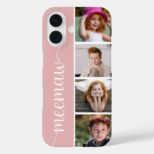 Meemaw 4 foto Case-Mate iPhone case (Achterkant)