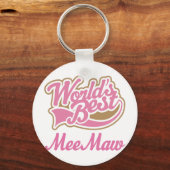 Meemaw Gift Pink Sleutelhanger (Voorkant)