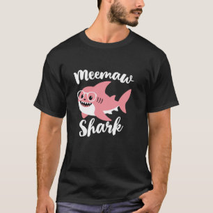 MeeMaw Shark Moederdag Oma Funny Mee Maw T-shirt