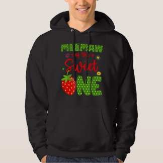 Meemaw van de Verjaardag Een Aardbei 1e Fruit B Hoodie