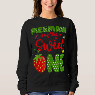 Meemaw van de Verjaardag Een Aardbei 1e Fruit B Trui