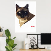 Meeow Katten Poster (Thuiskantoor)