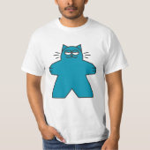 Meeple Cat Mannen T-Shirt (Voorkant)