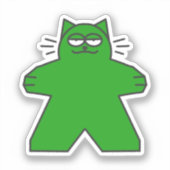 Meeple Cat Sticker (Voorkant)
