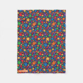 Meeple Pattern Blanket Fleece Deken (Voorkant)