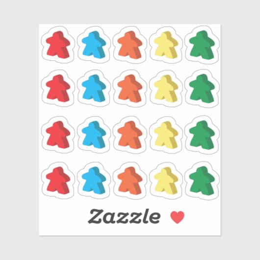 Meeple Stickers (Vel)
