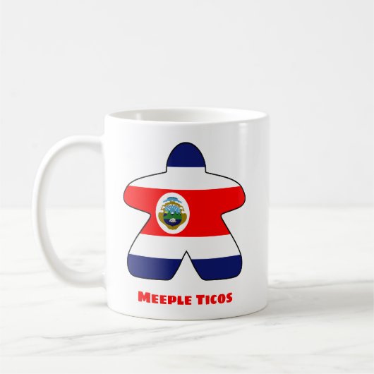 Meeple Ticos (Costa Rica) Mug (Gauche)