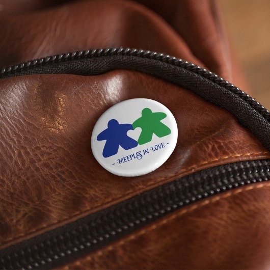 Meeples in Liefde, Blauwe & Groene Button