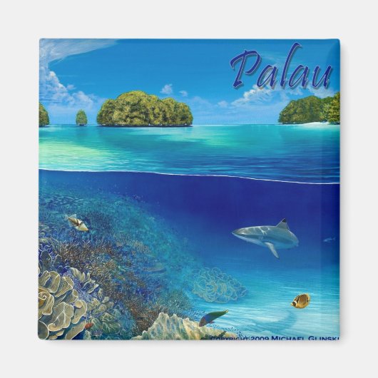 Meer 3 door Michael Glinski Magneet (Voorkant)