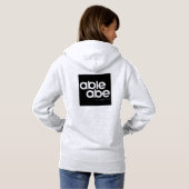 MEER Actie MINDER Bespreking gevat sweatshirt (Achterkant volledig)