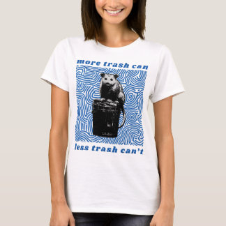 meer afval kan minder afval kan niet t-shirt