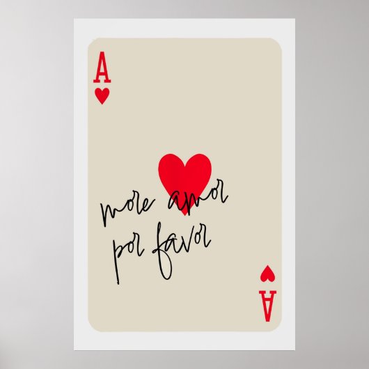 Meer Amor Por Favor Poster (Voorkant)