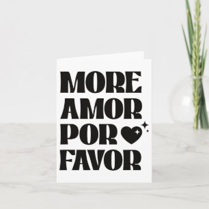 Meer Amor Por Favor Retro Liefde Valentijn Aesthet Kaart