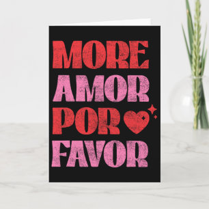 Meer Amor Por Favor Romantische Valentijnsdag Span Kaart
