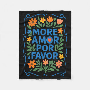 Meer Amor R Favor Latijns Spaans Liefdescitaat Fleece Deken