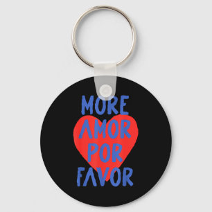 Meer Amor R Favor Rode Hart Schattig Spaans Liefde Sleutelhanger