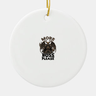 Meer Baas Alsjeblieft Halloween Duivel Skelet Bijl Keramisch Ornament