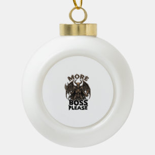 Meer Baas Alsjeblieft Halloween Duivel Skelet Bijl Keramische Bal Ornament