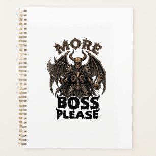 Meer Baas Alsjeblieft Halloween Duivel Skelet Bijl Planner