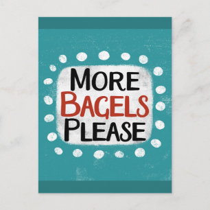 Meer Bagels alsjeblieft Briefkaart