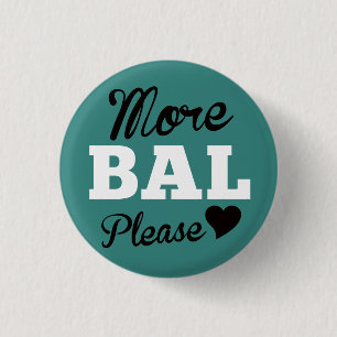 Meer Balboa alsjeblieft, Jade Ronde Button 3,2 Cm