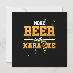 Meer Beer Betere Karaoke Microfoon Zingende Gift Kaart