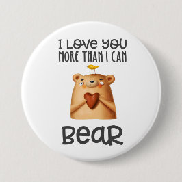 Meer Beer Ronde Button 7,6 Cm