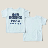 Meer Bessen Please Peuter T-shirt (Ontwerp Voorkant & Achterkant)