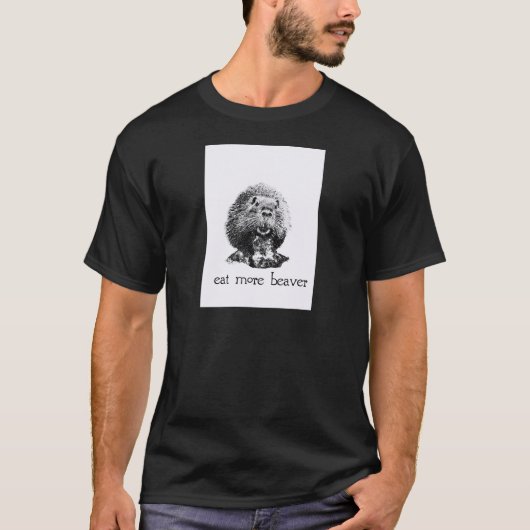 meer bever t-shirt (Voorkant)