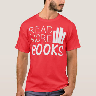 Meer boeken lezen 4 t-shirt