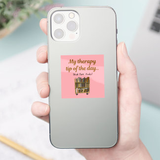 Meer Boeken Lezen – Boek Liefhebber Therapie Stick Sticker