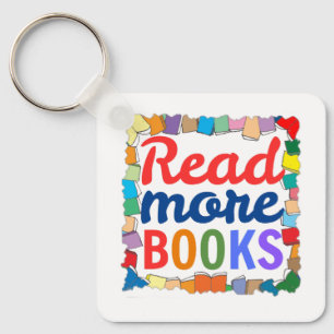 Meer Boeken Lezen Sleutelhanger
