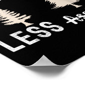 Meer Bomen Minder Gaten Lelijke Kerst Sweater Poster (Hoek)