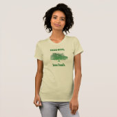 meer bomen minder struik t-shirt (Voorkant volledig)