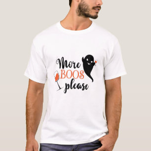 Meer Boos alsjeblieft Cool Halloween Ghost T-shirt