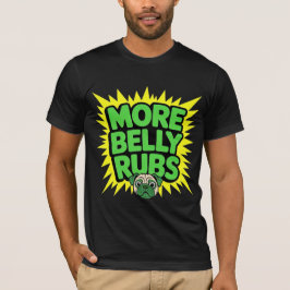 Meer Buikwrijven Grappige Hond T-shirt