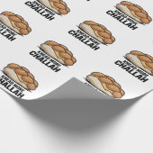 Meer Challah Joods Jodendom Kneed Bakken Cadeaupapier (Hoek)