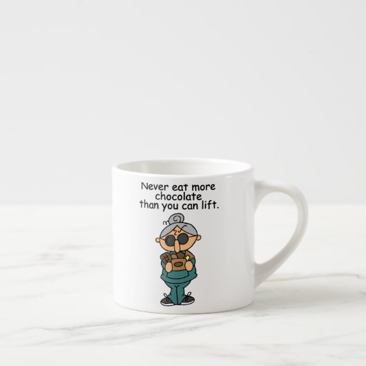 Meer chocolade-Humor Espresso Kop (Rechts)