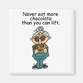 Meer chocolade-Humor Magneet (Voorkant)