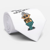 Meer chocolade-Humor Stropdas (Opgerold)