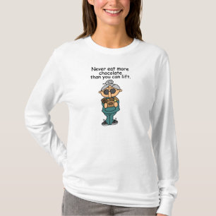 Meer chocolade-Humor T-shirt